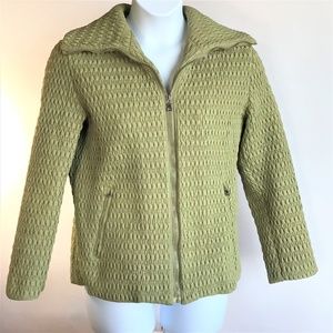 Nine West Green Winter Quilted Jacket, Size 2X